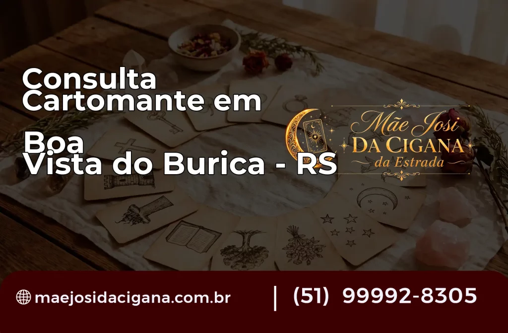 Consulta com Cartomante em Boa Vista do Buricá – RS