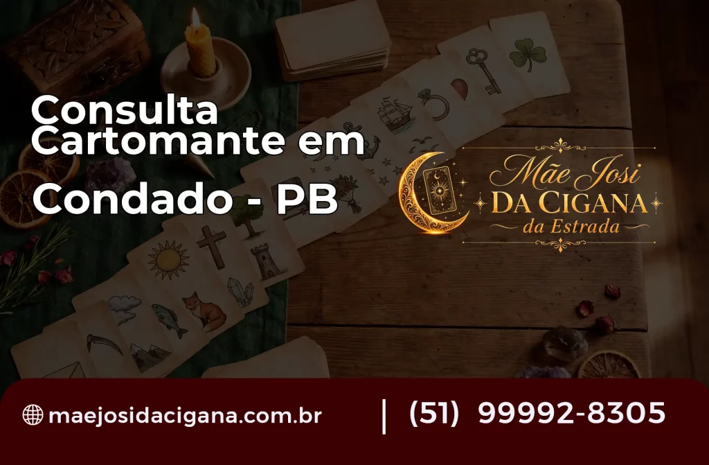 Consulta com Cartomante em Condado – PB
