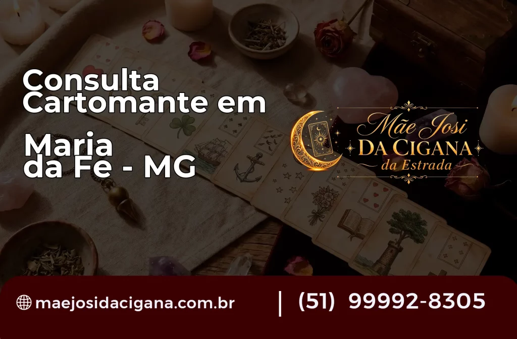 Consulta com Cartomante em Maria da Fé – MG