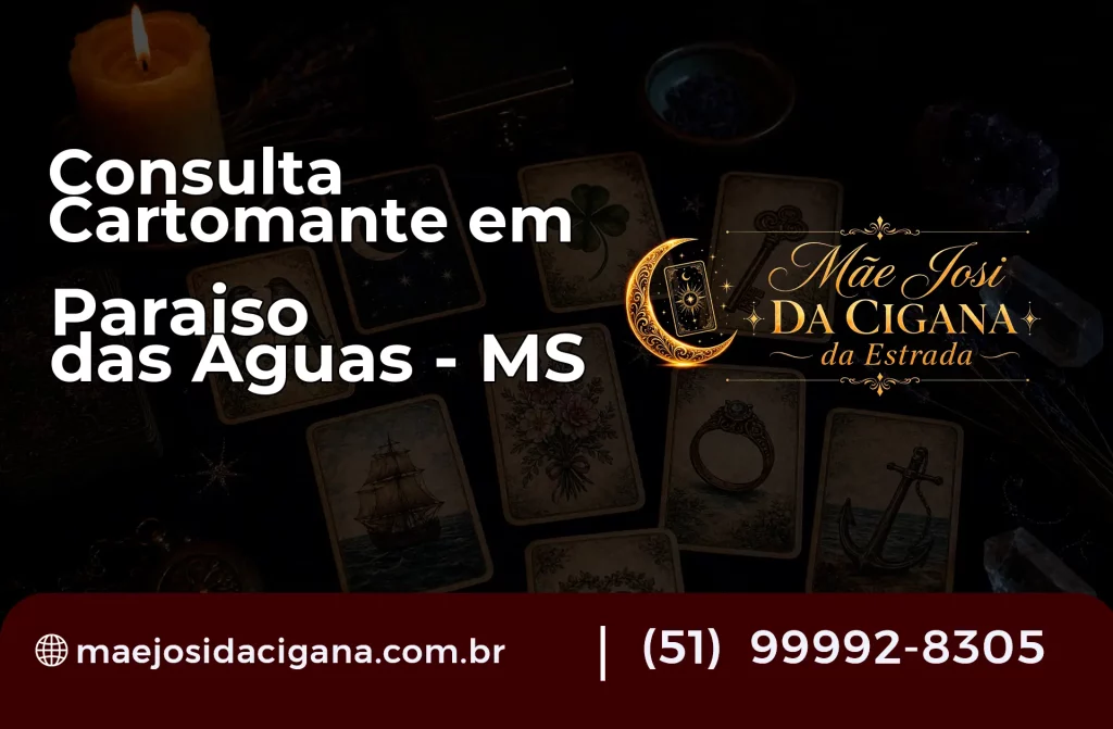 Consulta com Cartomante em Paraíso das Águas – MS