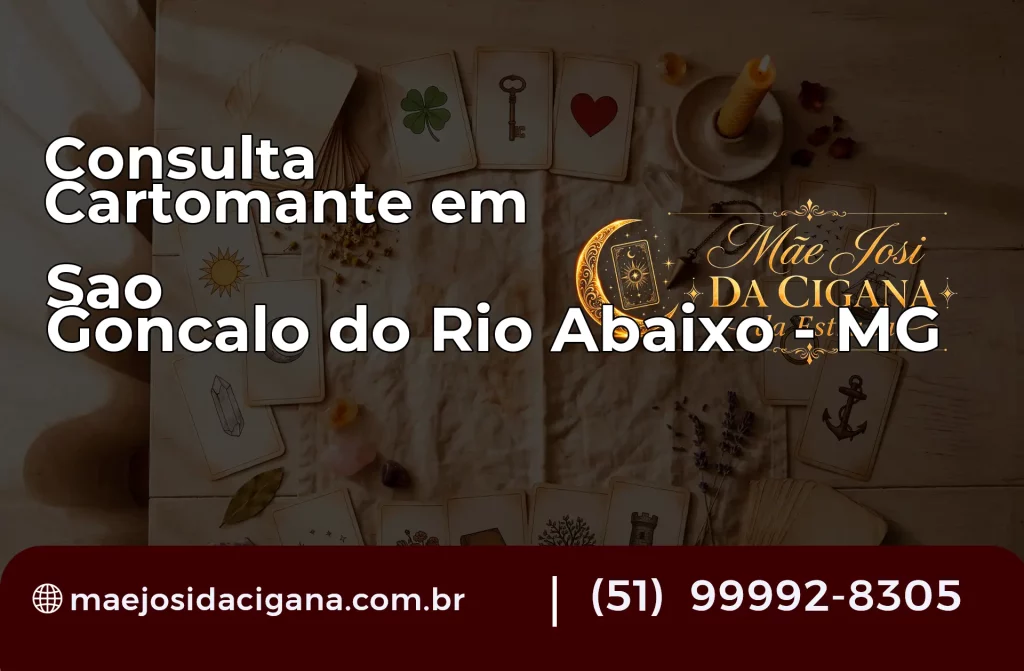 Consulta com Cartomante em São Gonçalo do Rio Abaixo – MG