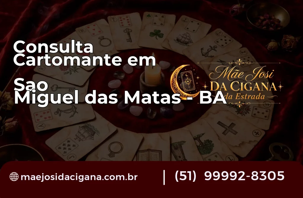 Consulta com Cartomante em São Miguel das Matas – BA